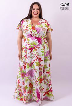 Picture of PLUS SIZE COTTON MAXI DRESS